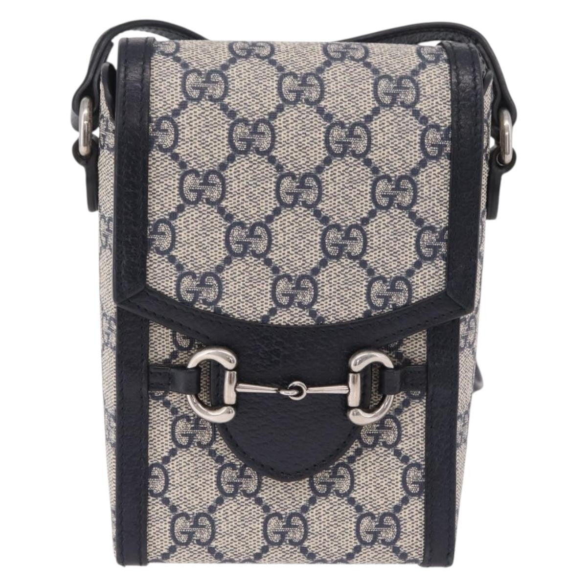 Gucci Horsebit 1955 GG Coated Canvas with Leather Mini