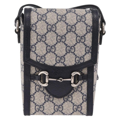 Gucci Horsebit 1955 GG Coated Canvas with Leather Mini