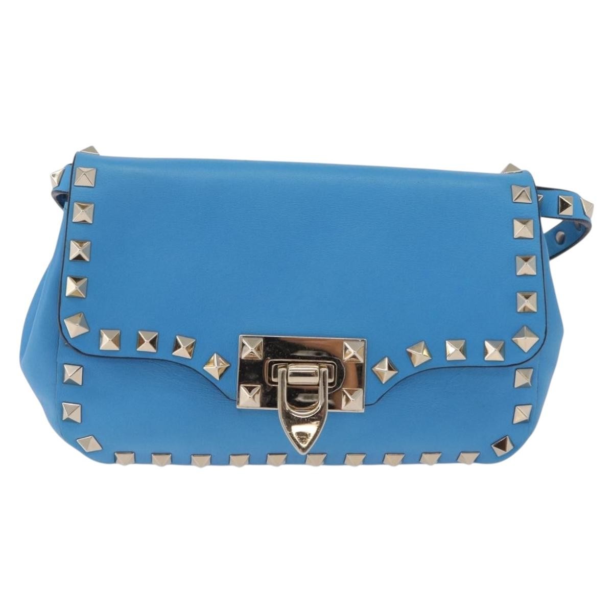 Valentino Garavani Rockstud Flip Lock Compartment Leather Small
