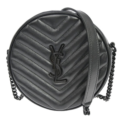 Saint Laurent Vinyle Round Camera Matelasse Chevron Leather Product Image