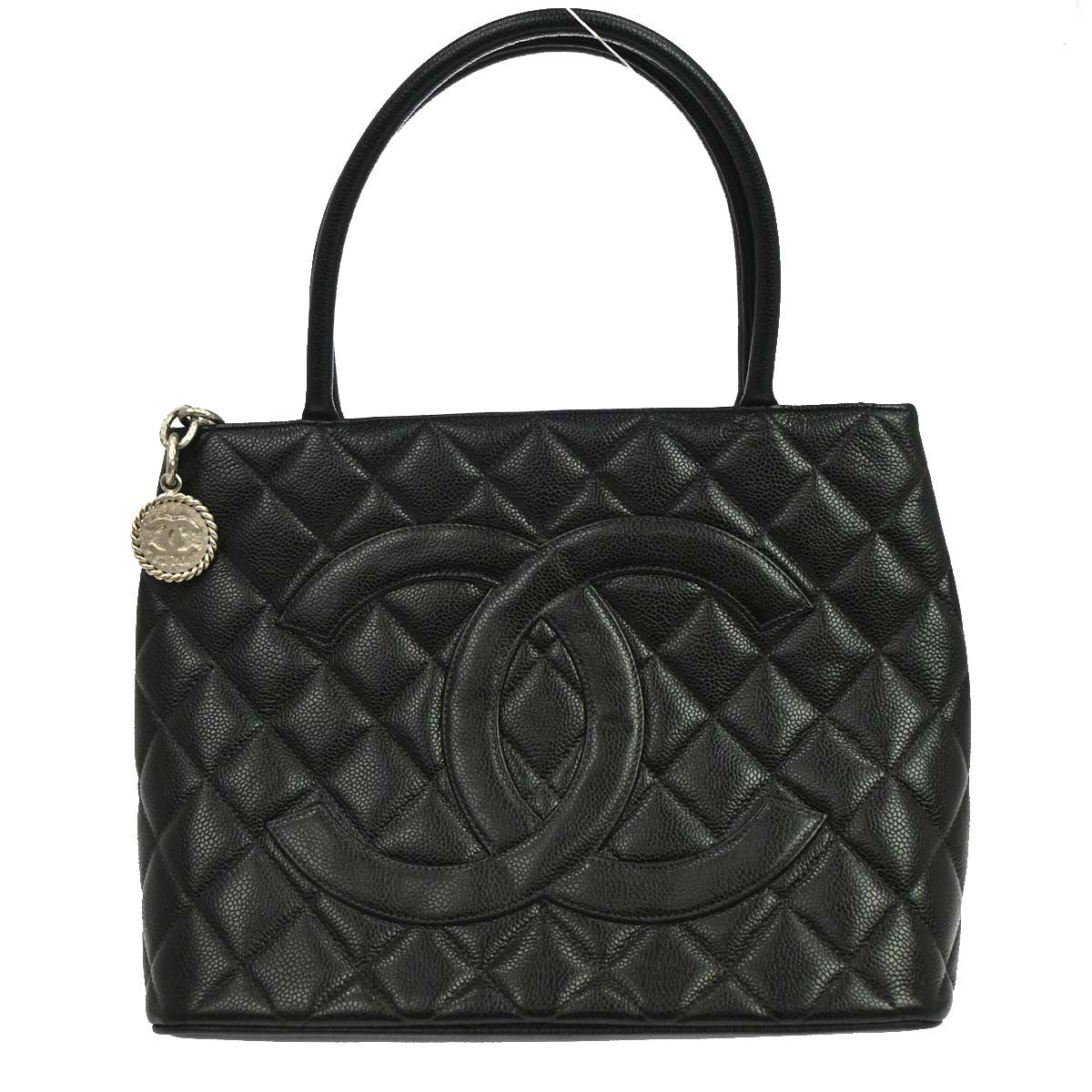 Chanel Medallion Tote Quilted Caviar Product Image