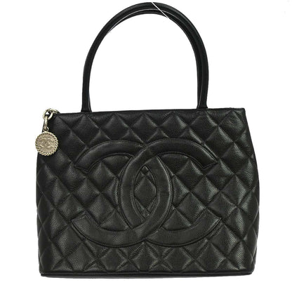 Chanel Medallion Tote Quilted Caviar Product Image