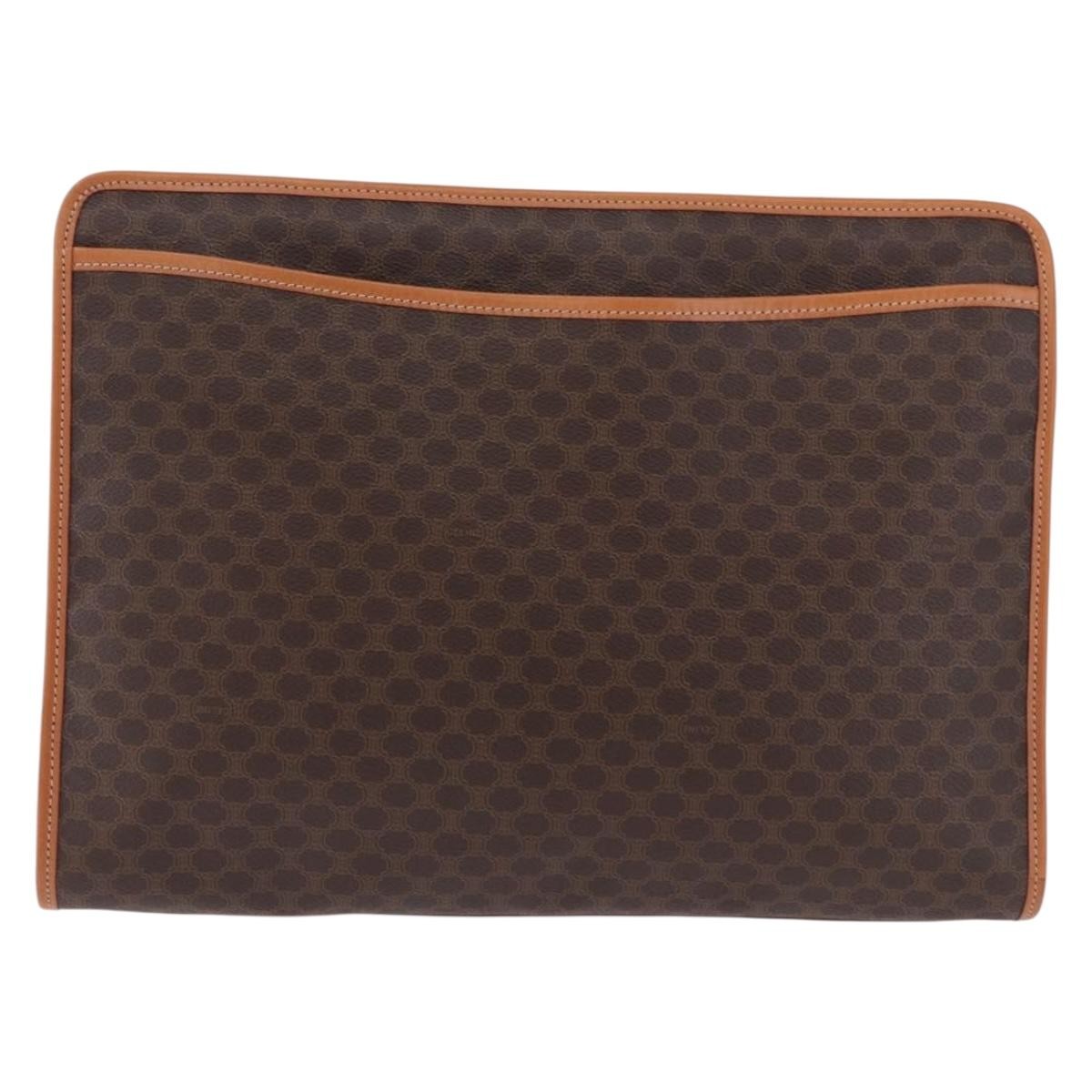 Celine Macadam Pochette Canvas and Leather Product Image
