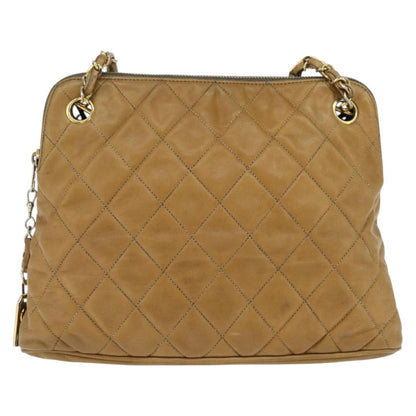 Chanel Vintage Zip Chain Quilted Lambskin Large