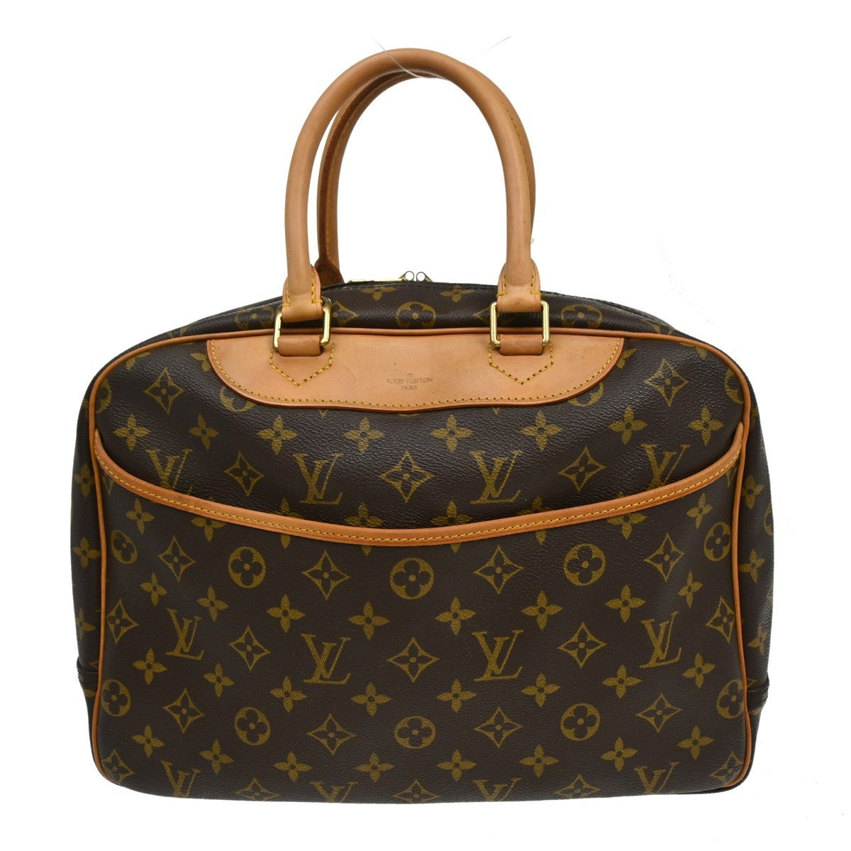 Louis Vuitton Deauville Handbag Monogram Canvas 34
