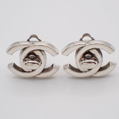 Chanel CC Turnlock Clip-On Earrings Metal Product Image