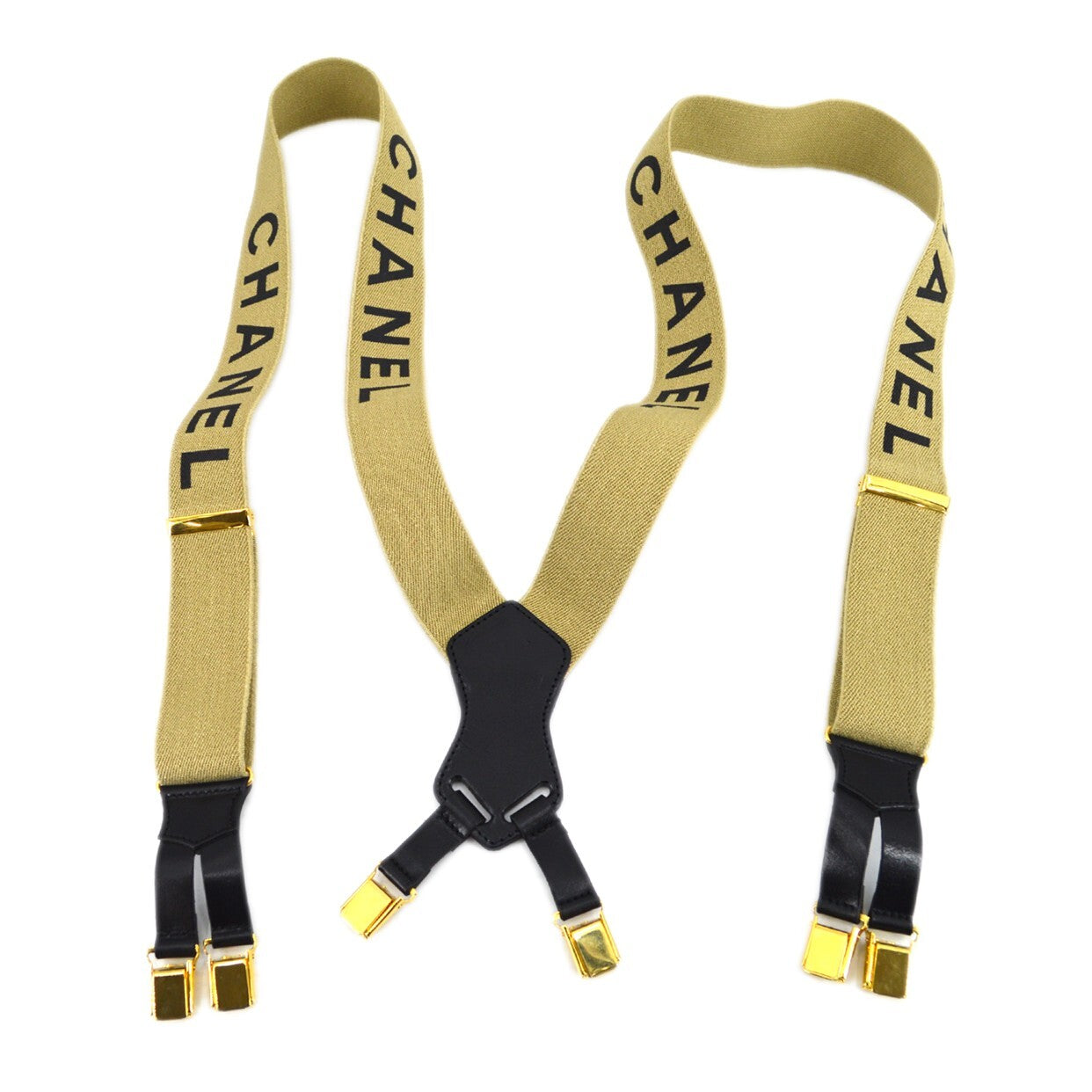 Chanel Logo Suspenders Canvas Product Image