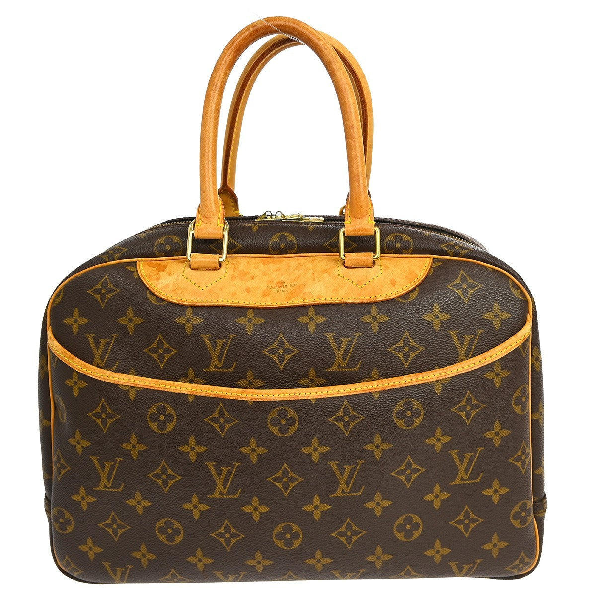 Louis Vuitton Deauville Handbag Monogram Canvas 34