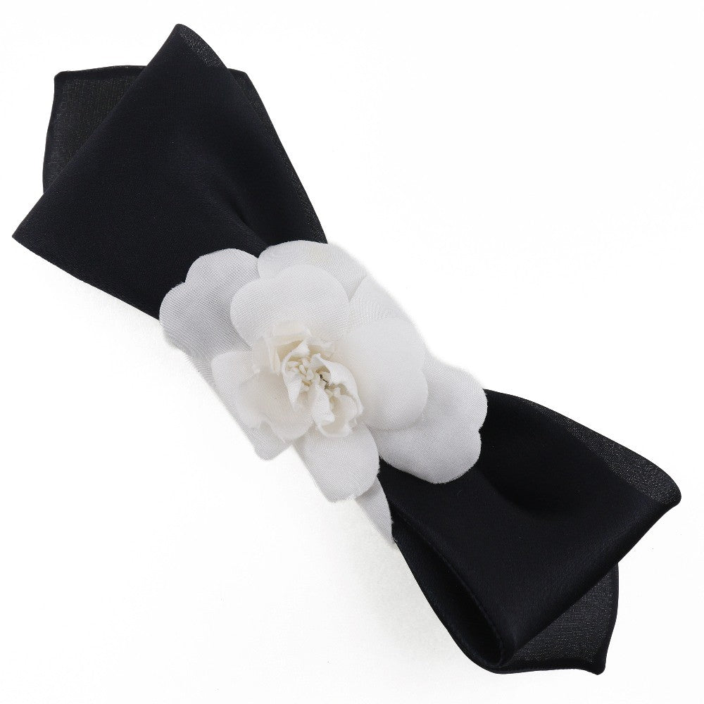 Chanel Camellia Ribbon Headband Silk Product Image