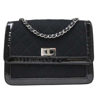 Chanel Reissue Flap Quilted Jersey with Patent Mini