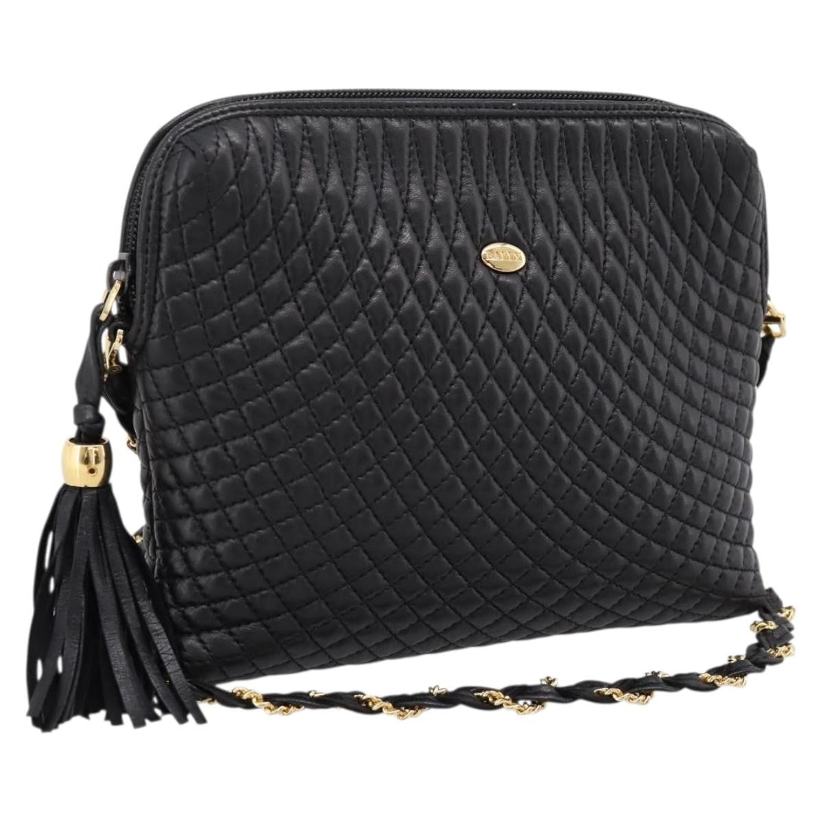 Bally Vintage Chain Quilted Leather Product Image