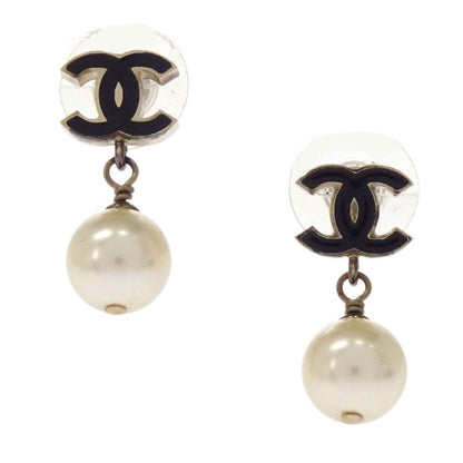 Chanel CC Dangle Metal with Faux Pearl Product Image