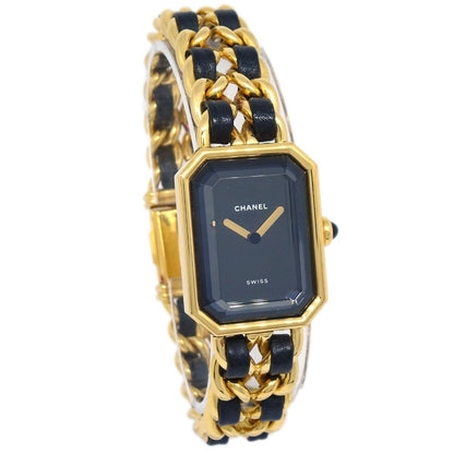 Chanel Premiere Rock Quartz Plated Metal and Leather 20