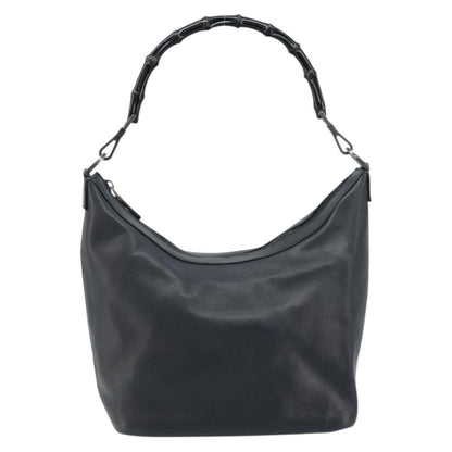 Gucci Vintage Bamboo Hobo Leather Product Image