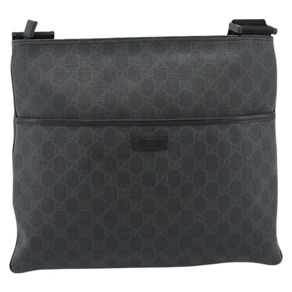 Gucci Vintage Flat Messenger GG Canvas and Leather Small