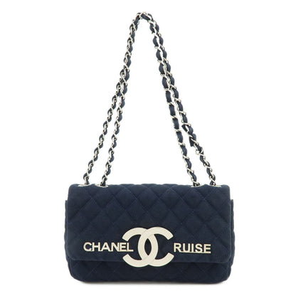 Chanel Cruise Flap Quilted Canvas Medium