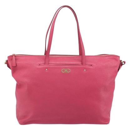 Salvatore Ferragamo Gancini Tote Leather Product Image