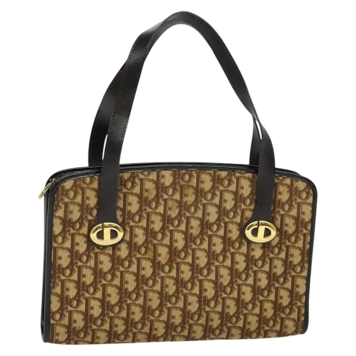 Christian Dior Vintage Trotter Handbag Canvas Product Image