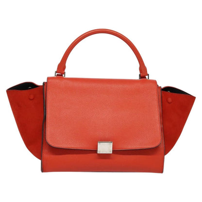 Celine Trapeze Bag Leather with Suede Medium