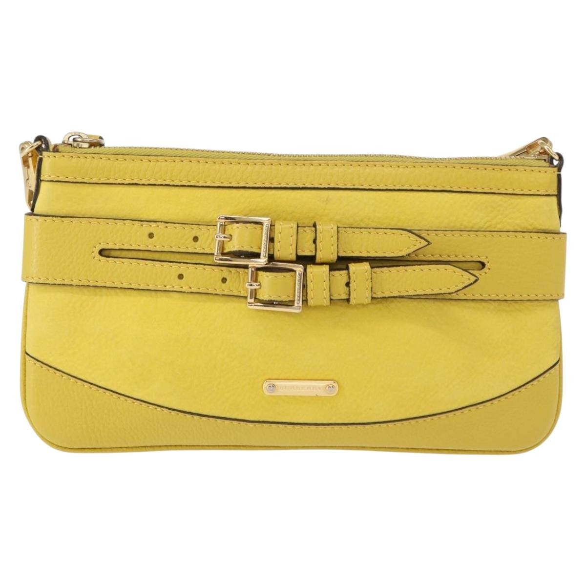Burberry Vintage Shoulder Bag Leather Product Image