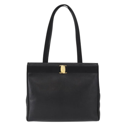 Salvatore Ferragamo Vintage Vara Bow Tote Lizard Embossed Leather Medium
