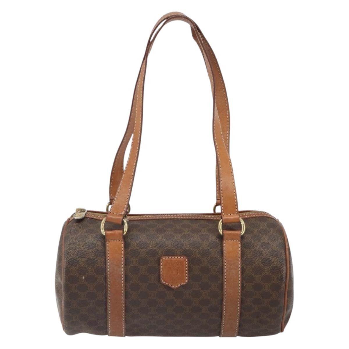 Celine Vintage Macadam Handbag Canvas and Leather Product Image