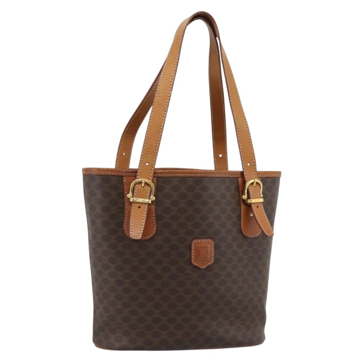 Celine Vintage Macadam Canvas and Leather Product Image