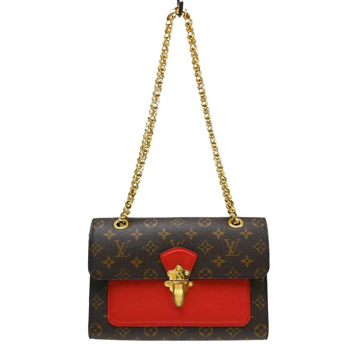 Louis Vuitton Victoire Handbag Monogram Canvas and Leather Product Image