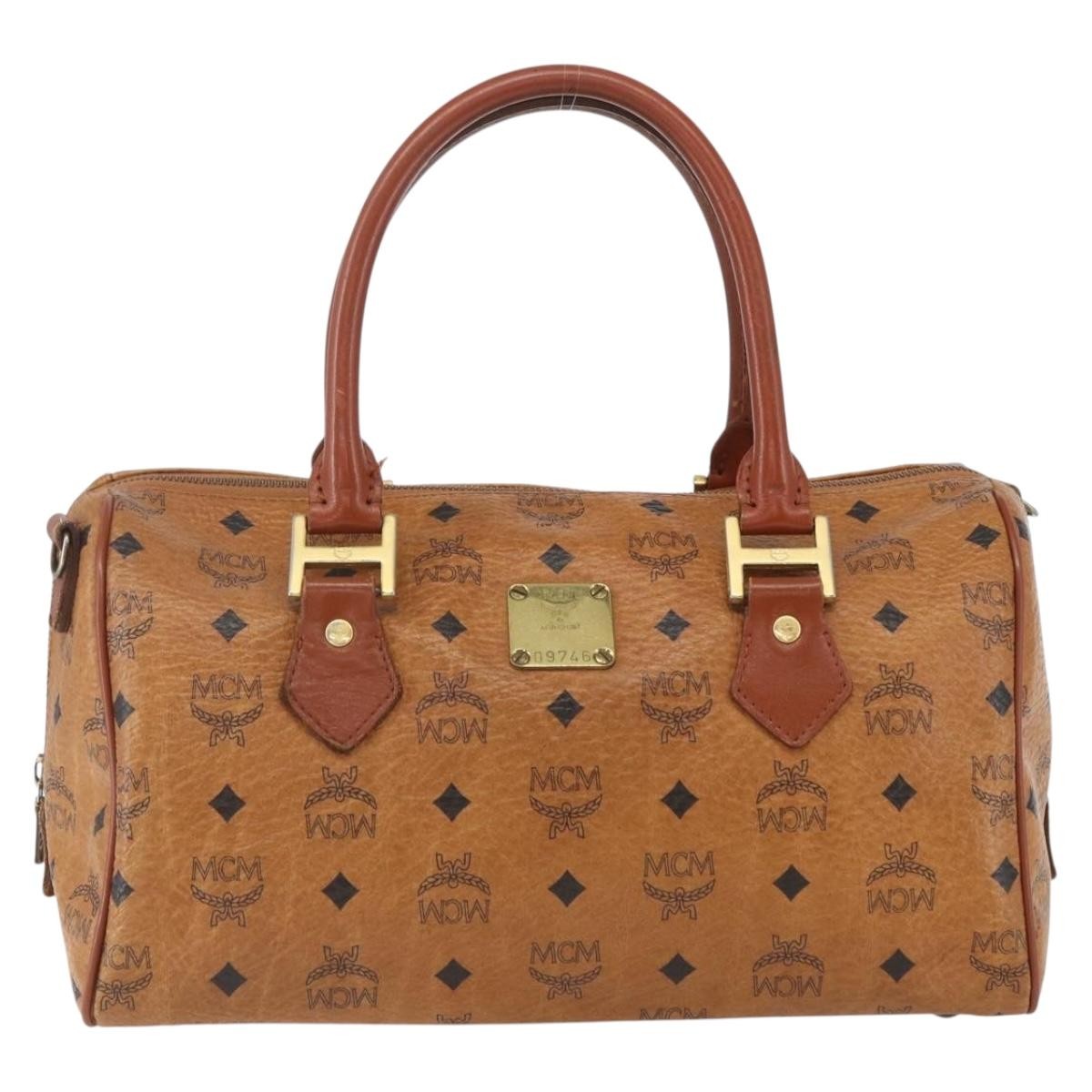 MCM Visetos logogramme Handbag Canvas and Leather Product Image