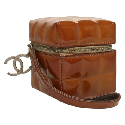 Chanel Rubiks Cube Wristlet Quilted Patent Product Image