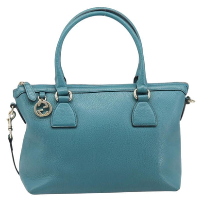 Gucci GG Charm Convertible Dome Satchel Leather Medium