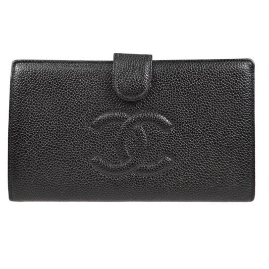 Chanel Timeless CC French Wallet Caviar Long