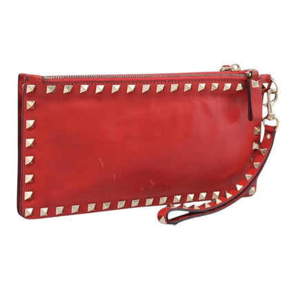 Valentino Garavani Rockstud Clutch Leather Large
