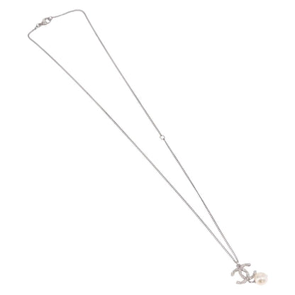 Chanel CC Pearl Drop Pendant Metal with Faux Pearl Product Image