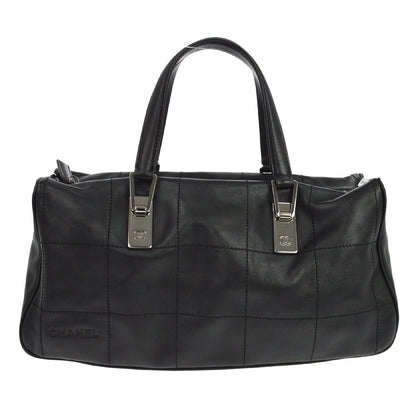 Chanel Square Stitch Boston Quilted Leather Product Image