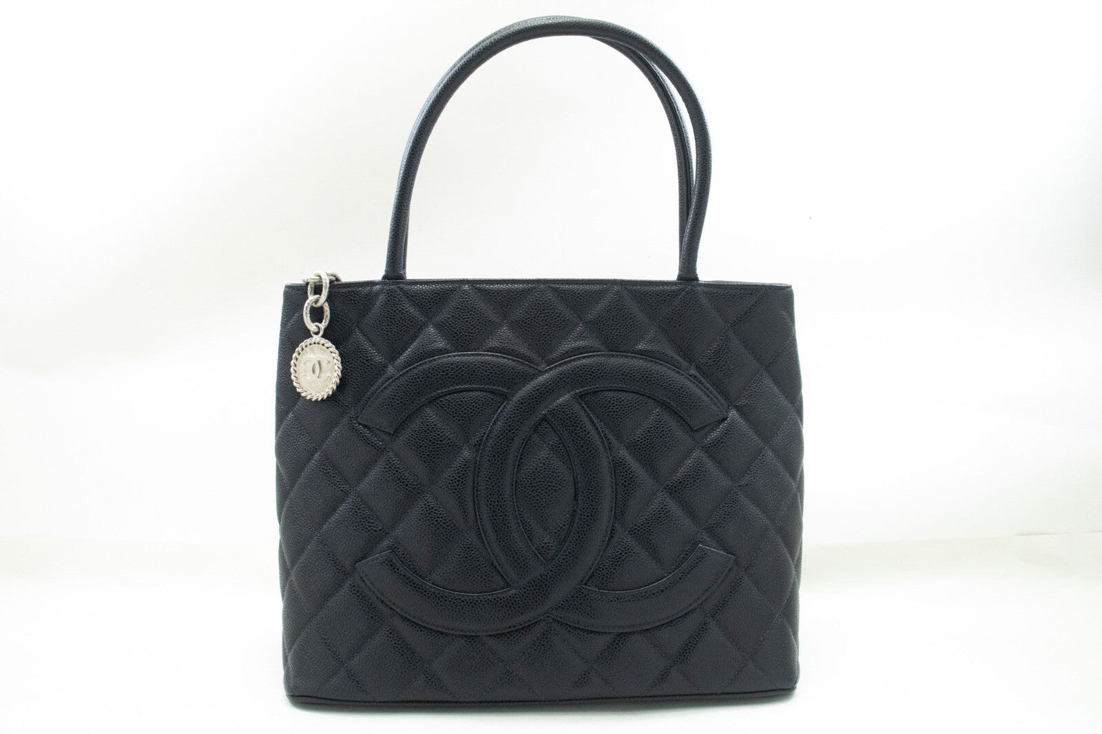 Chanel Medallion Tote Quilted Caviar Product Image