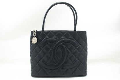 Chanel Medallion Tote Quilted Caviar Product Image