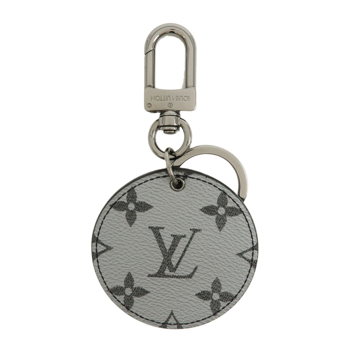 Louis Vuitton Round Bag Charm and Key Holder Reverse Monogram Eclipse None Product Image