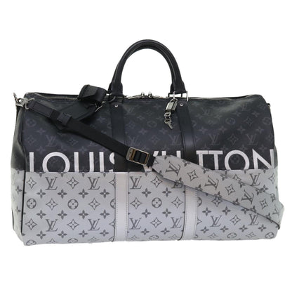Louis Vuitton Keepall Bandouliere Bag Monogram Eclipse Split Canvas 50