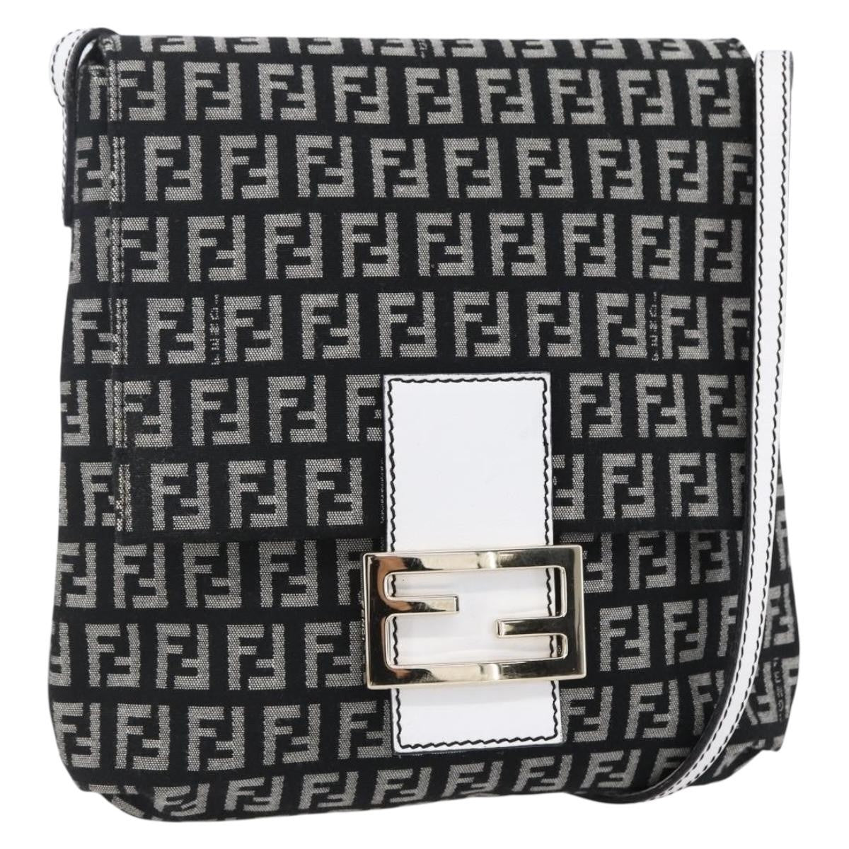 Fendi Vintage Flap Zucchino Canvas Small
