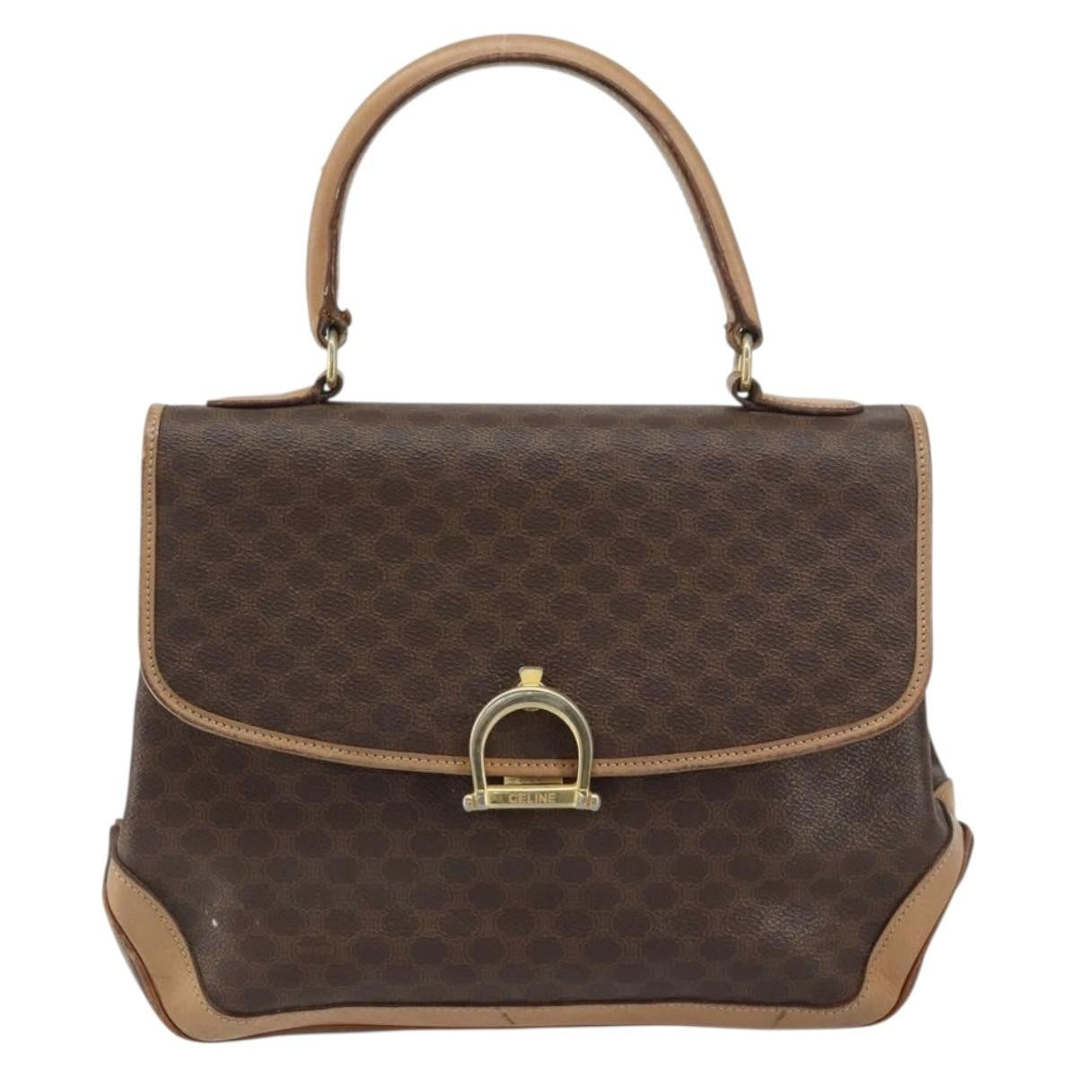 Celine Vintage Macadam Handbag Canvas Product Image