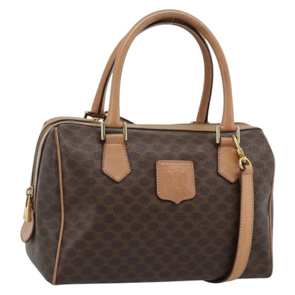 Celine Vintage Macadam Boston Canvas and Leather Product Image