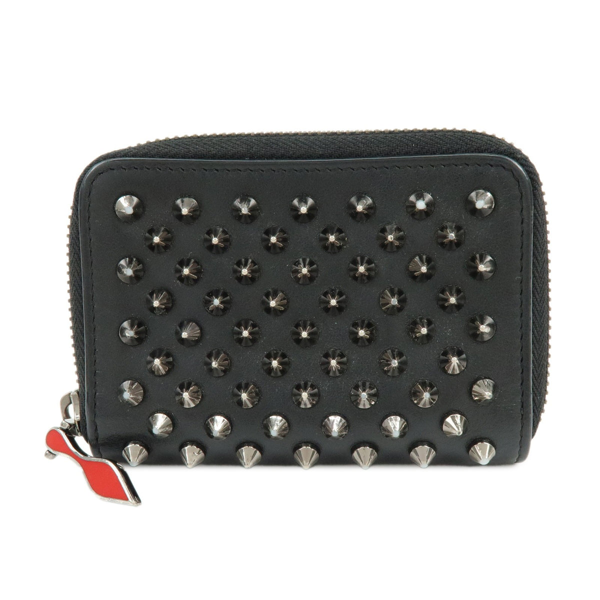 Christian Louboutin Panettone Coin Purse Spiked Leather Product Image