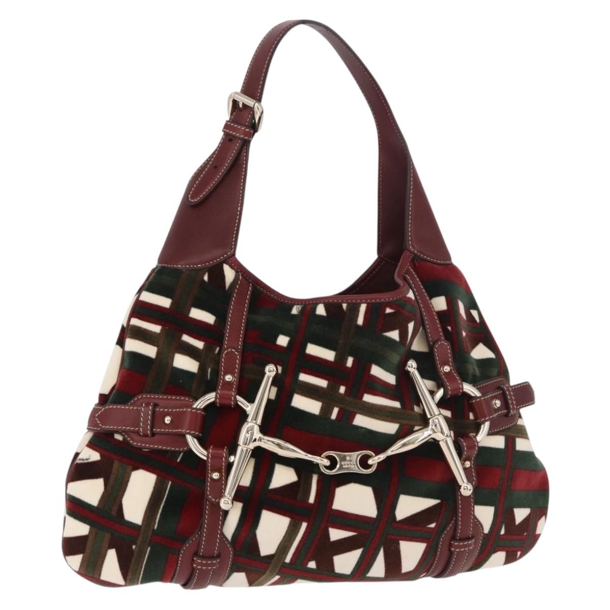 Gucci Vintage Jackie Shoulder Canvas and Leather Product Image