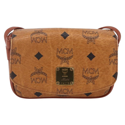 MCM Visetos Shoulder bag Canvas and Leather Product Image