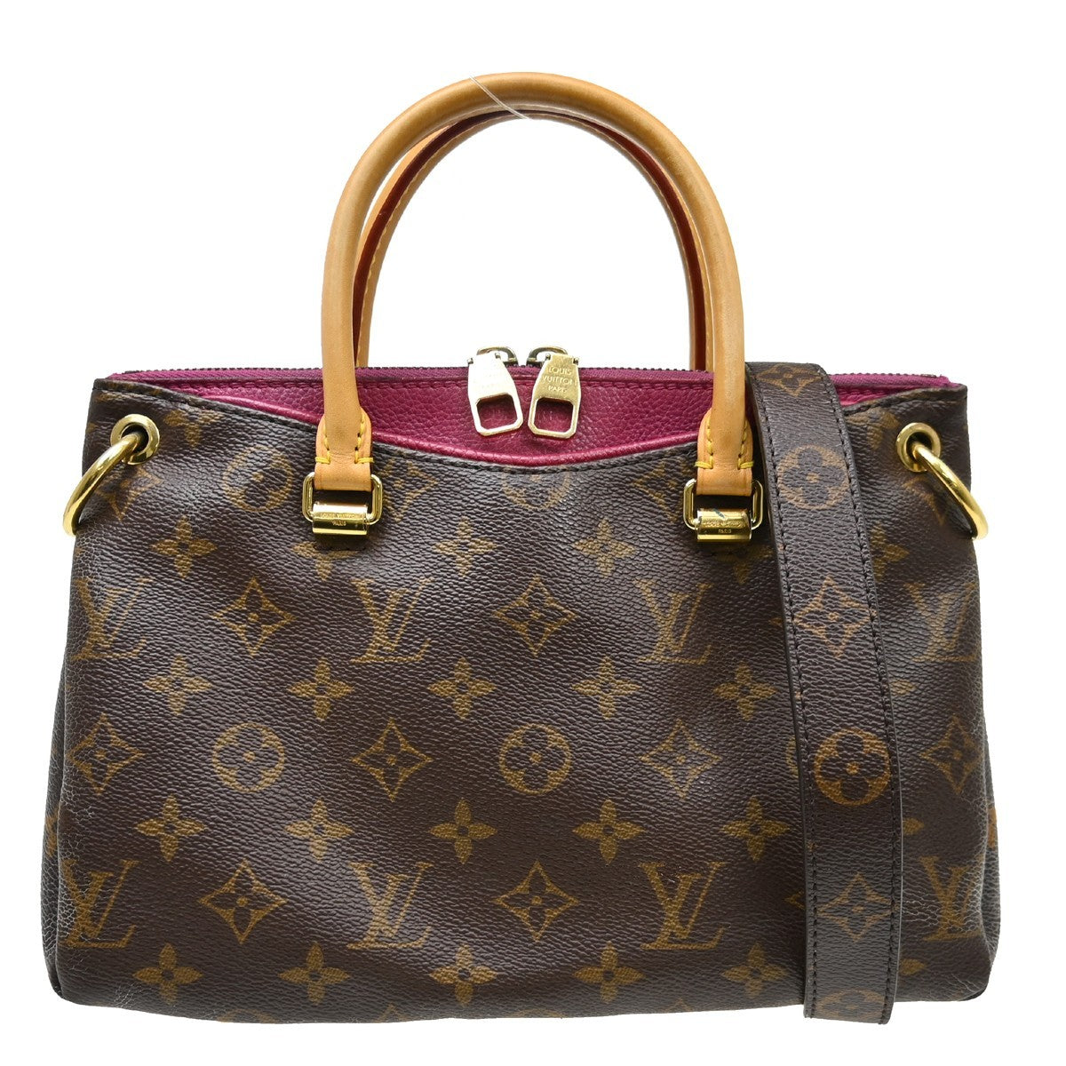 Louis Vuitton Pallas Tote Monogram Canvas with Leather BB