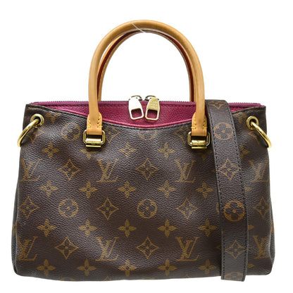 Louis Vuitton Pallas Tote Monogram Canvas with Leather BB