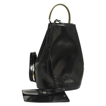 Salvatore Ferragamo Gancini Patent Leather Product Image