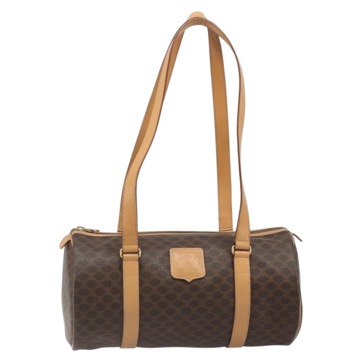 Celine Vintage Barrel Macadam Canvas & Leather Product Image