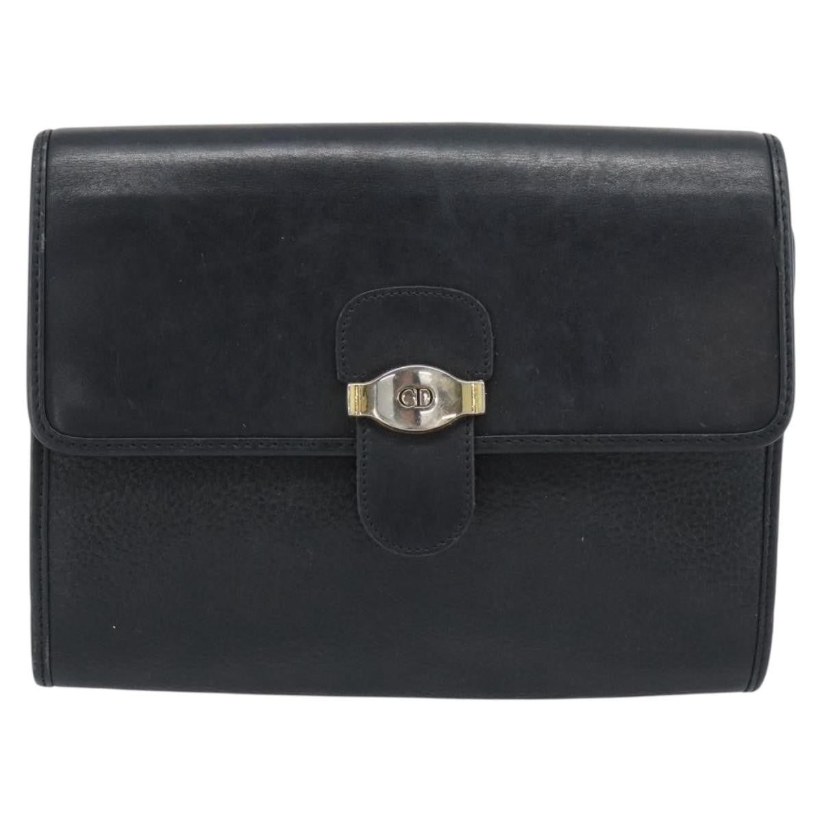 Christian Dior Vintage CD Flap Leather Medium